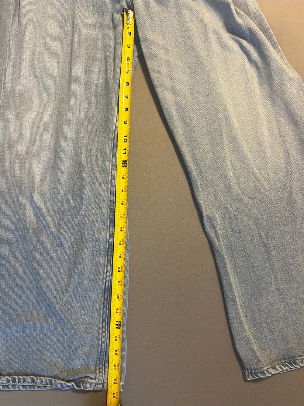 Lucky Brand Pleated Liquid Denim Palazzo - Picture 9 of 13